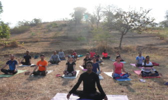 Yoga at Aarey